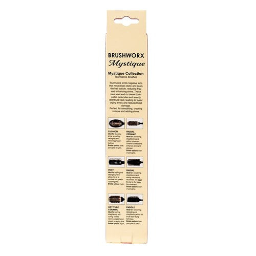 Brushworx Mystique Tourmaline Radial Hot Tube - Small 50mm
