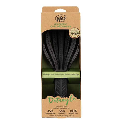 WetBrush Go Green Curl Detangler Brush - Black