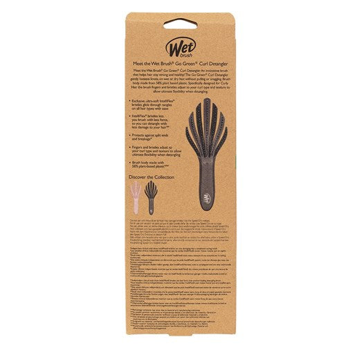 WetBrush Go Green Curl Detangler Brush - Black