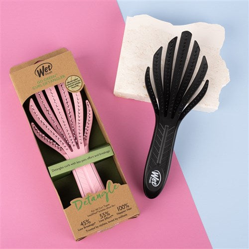 WetBrush Go Green Curl Detangler Brush - Black