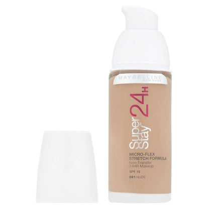 Maybelline New York Super Stay 24 Hour Foundation - 021 Nude (30ml)