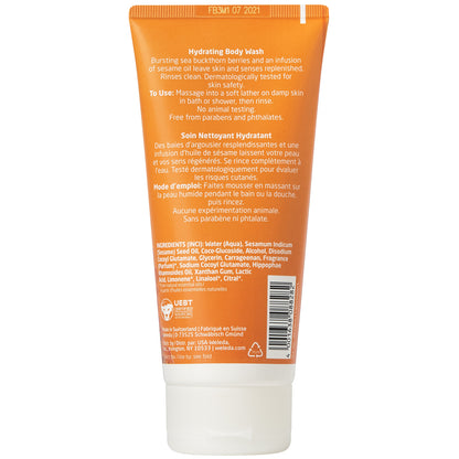 Weleda Sea Buckthorn Creamy Body Wash 200ml