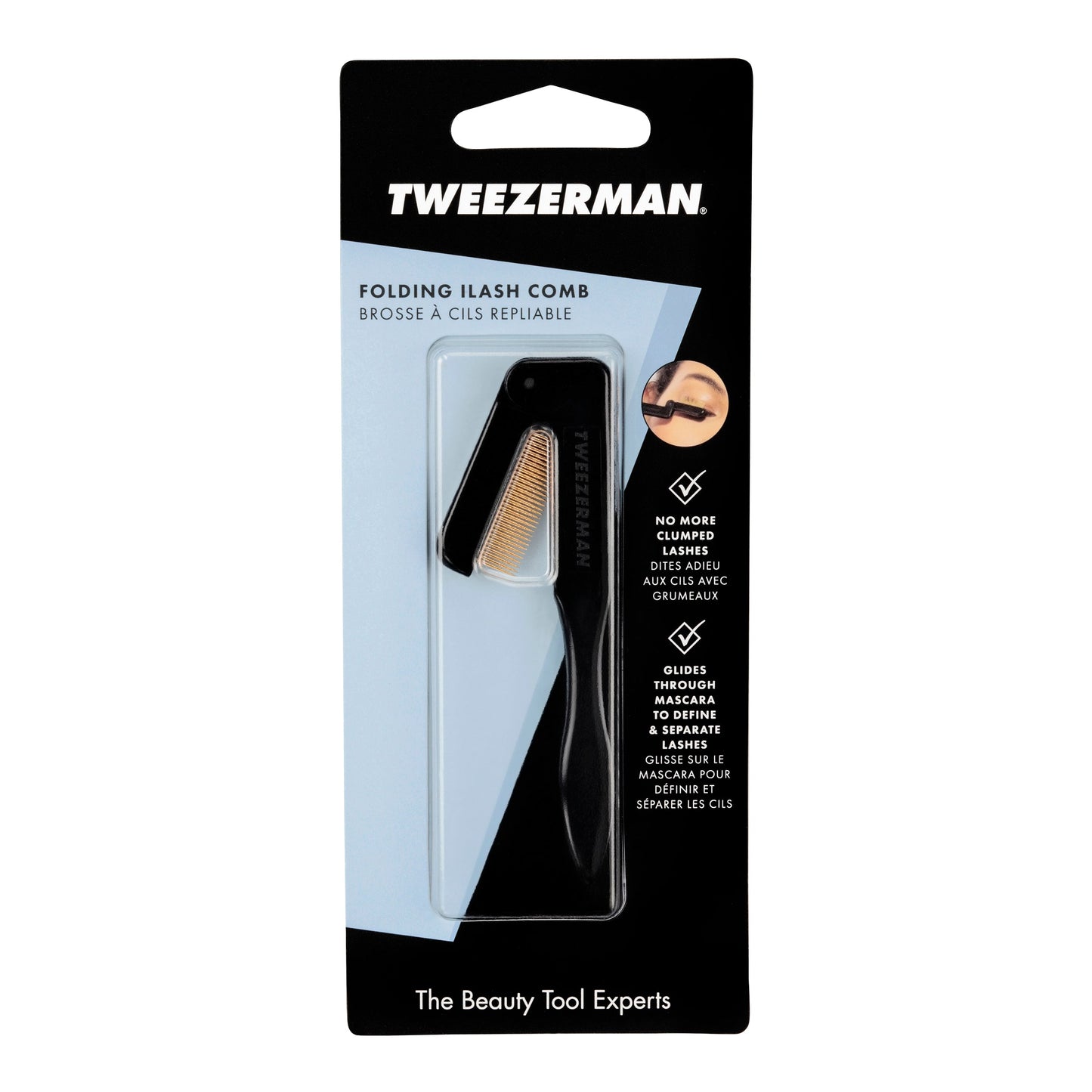 Tweezerman Folding Ilashcomb