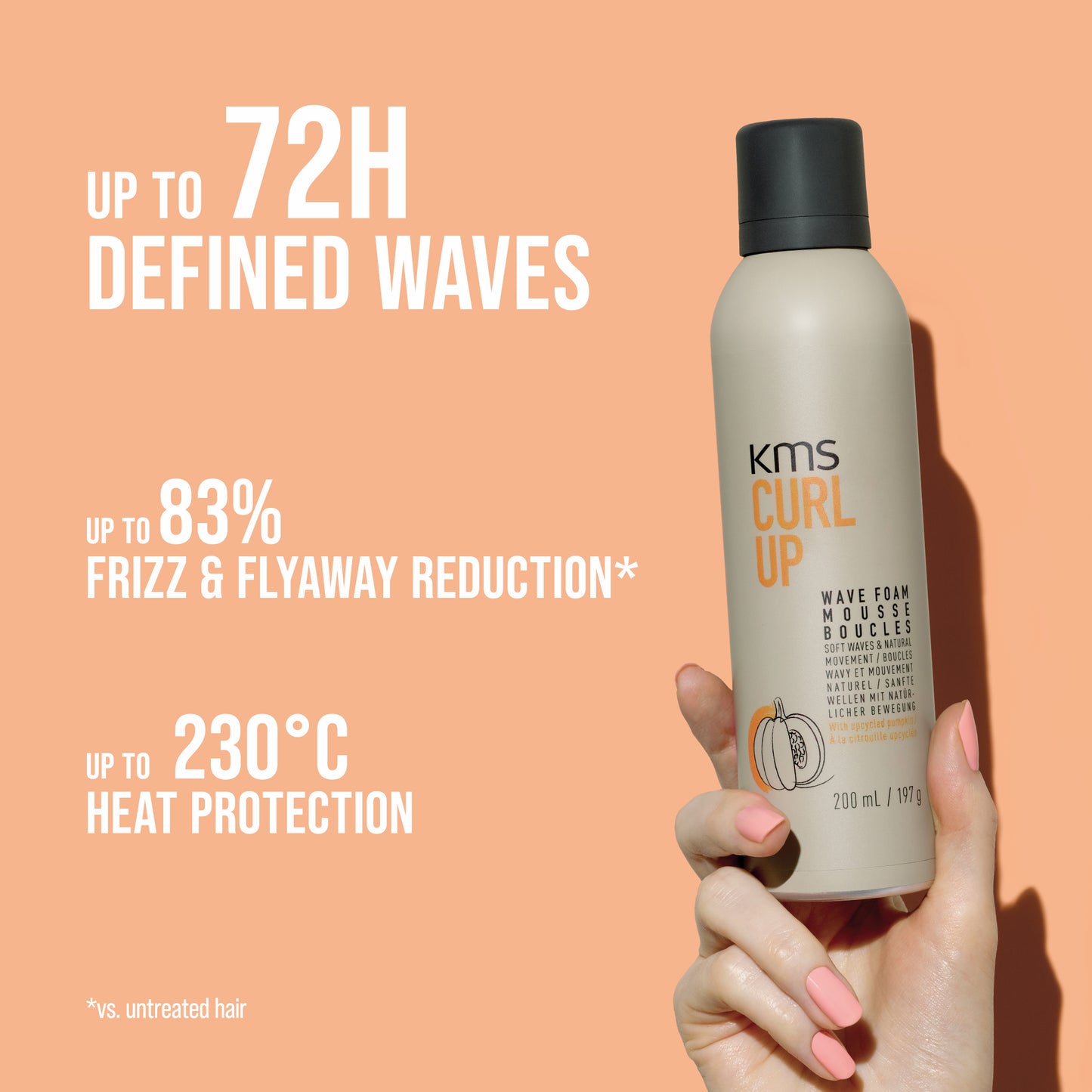 KMS Curlup Wave Foam 200ml