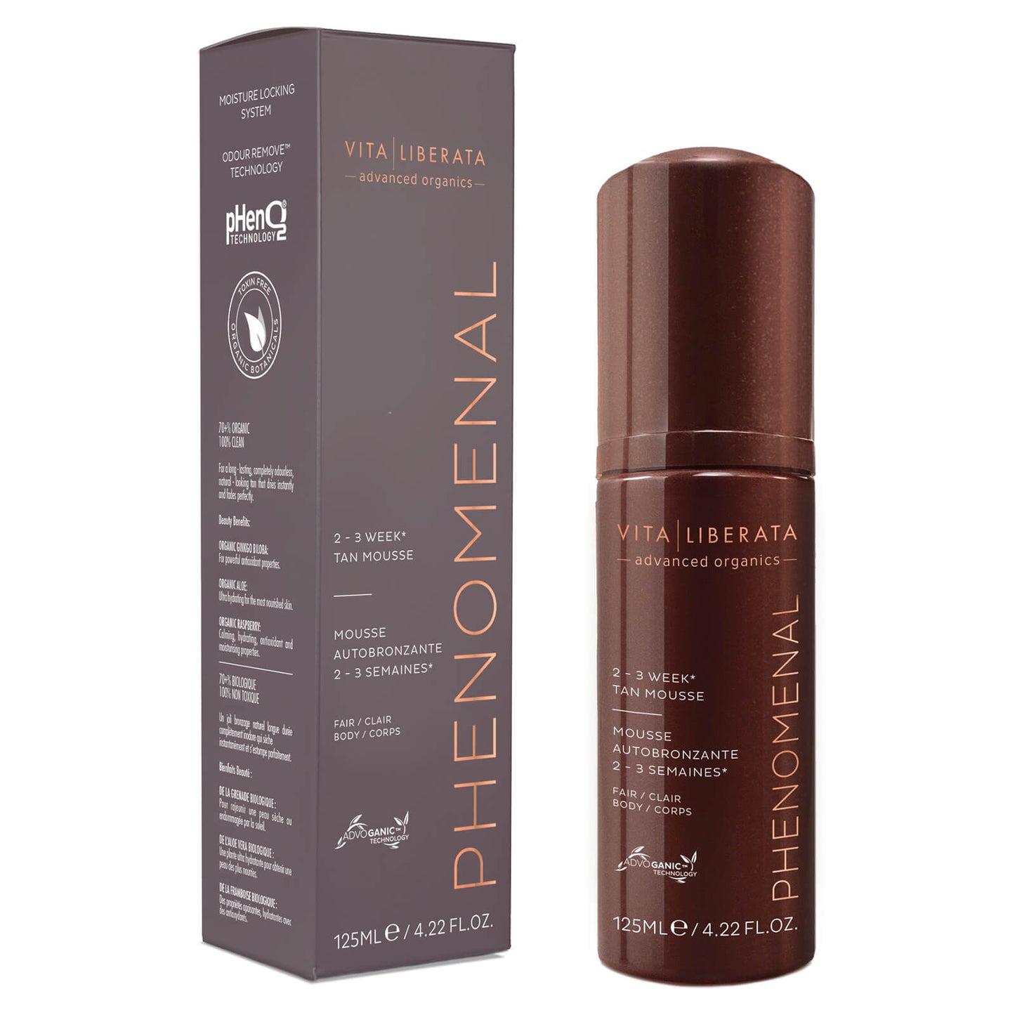 Vita Liberata Phenomenal 2-3 Week Tan Mousse - Fair 125ml