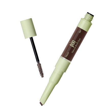 PIXI Natural Brow Duo - Deep Brunette 2.5ml + 0.2g