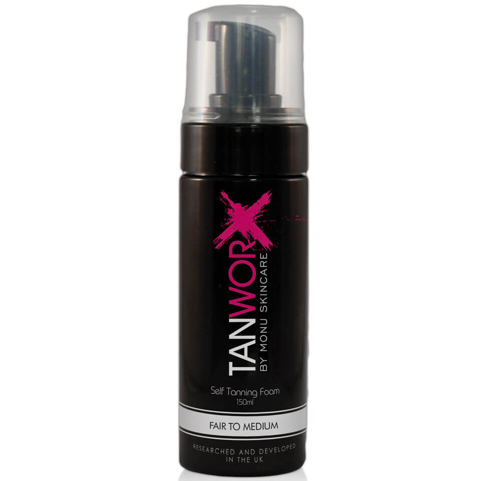 Tanworx Self Tan Foam - Fair to Medium (150ml)