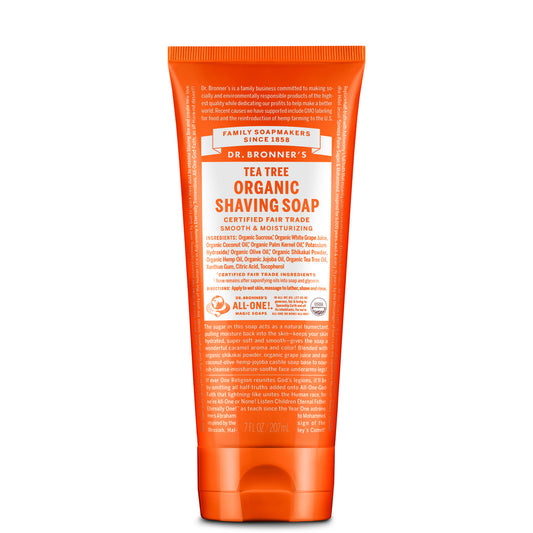 Dr. Bronner's Organic Shaving Soap - Tea Tree 207ml