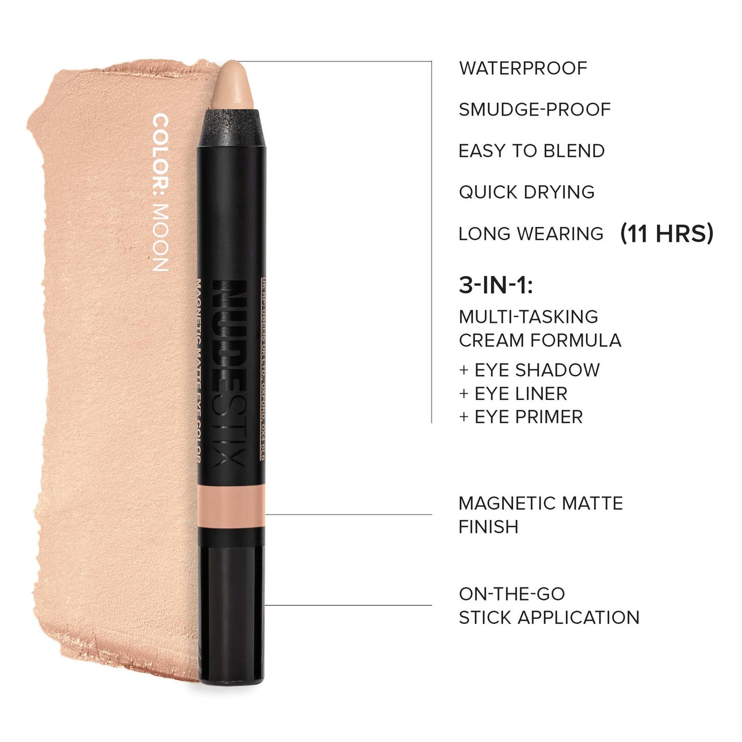 NUDESTIX Magnetic Matte Eye Colour (Various Shades)