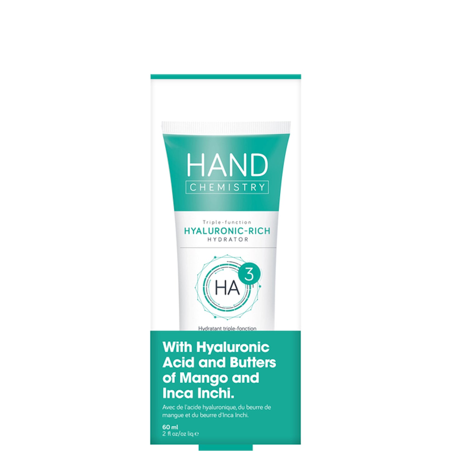 The Chemistry Brand HA3 Triple Function Hand Hydrator Cream 60ml