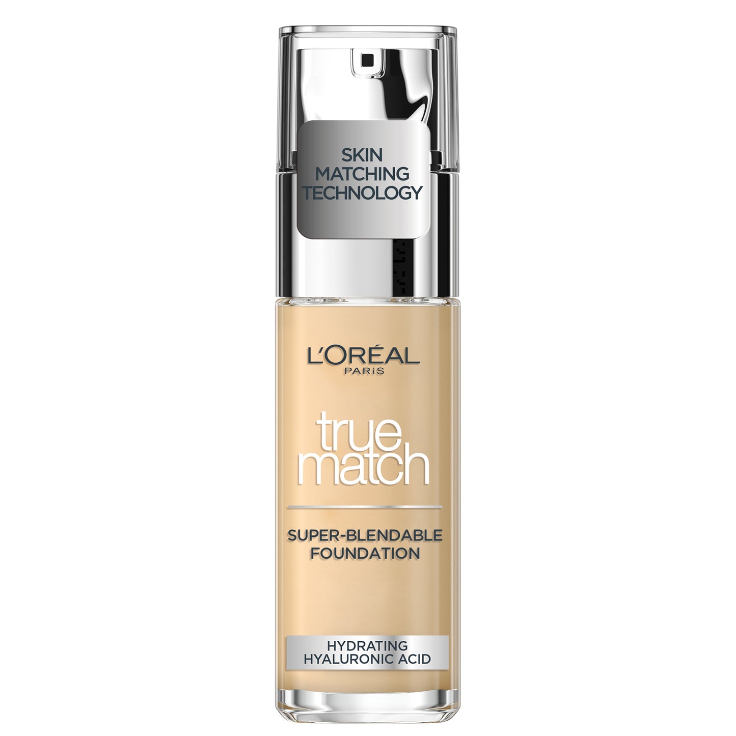 L'Oréal Paris True Match Liquid Foundation with SPF and Hyaluronic Acid 30ml (Various Shades)