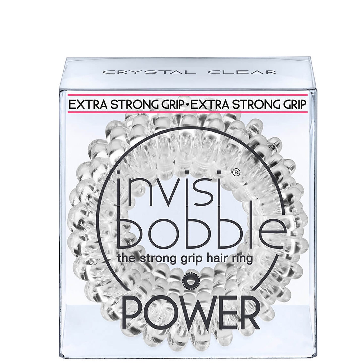 invisibobble Power Hair Tie (3 Pack) - Crystal Clear