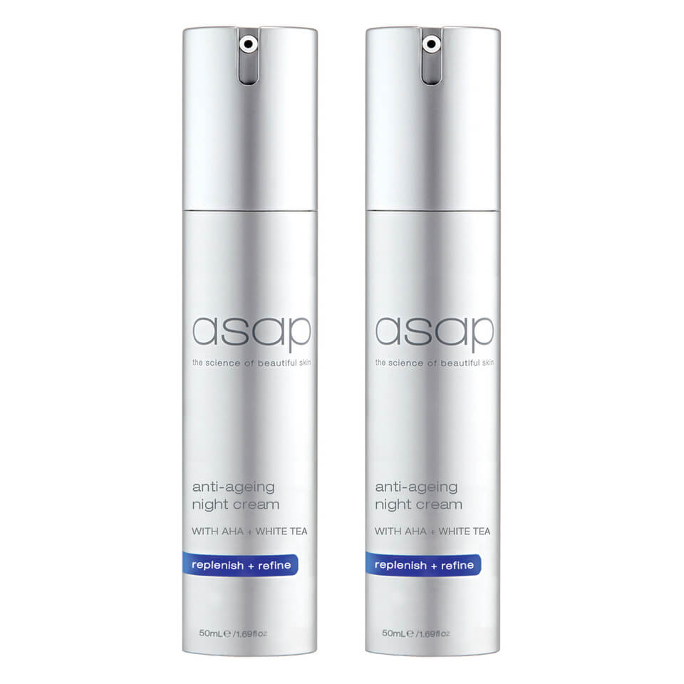 2 x asap Anti-Ageing Night Cream 50ml