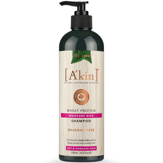 A'Kin Moisture Rich Wheat Protein Shampoo