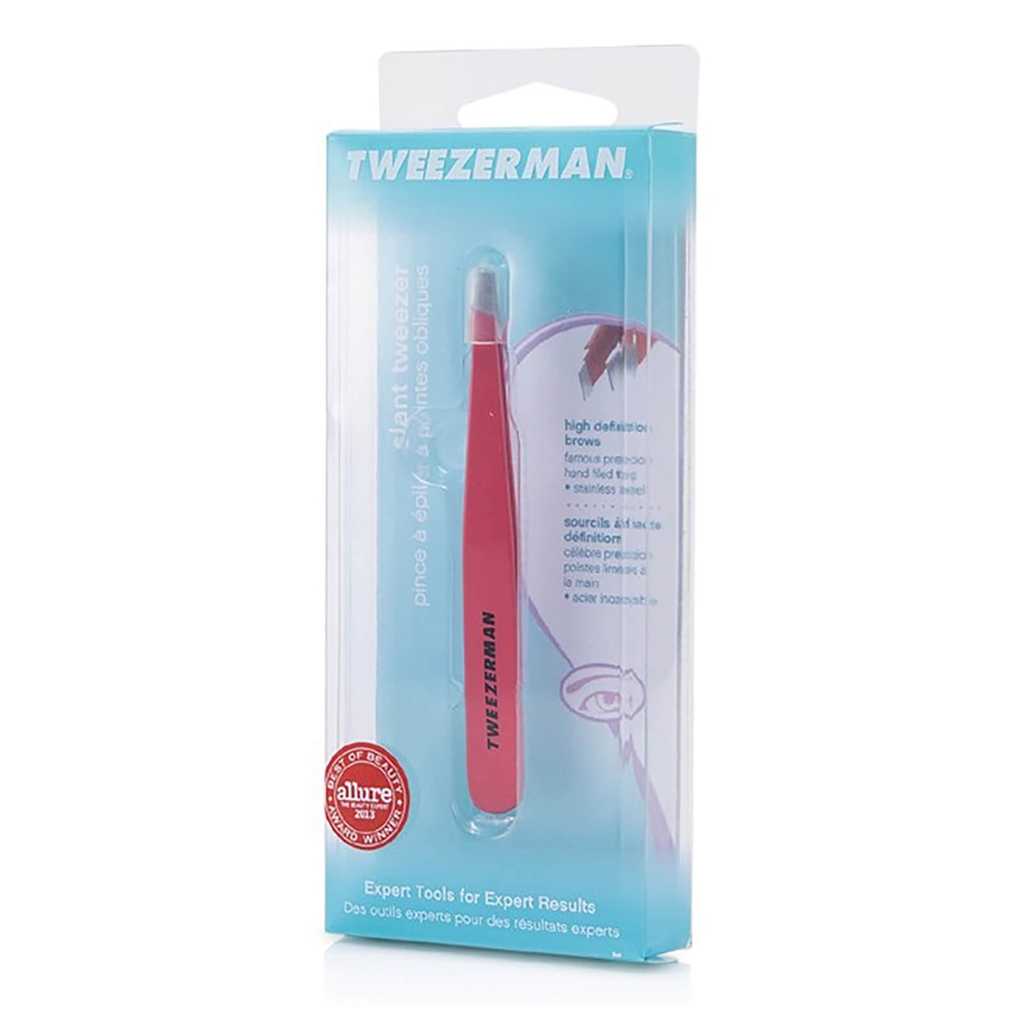 Tweezerman Slant Tweezer 1230-RFC12 - Geranium