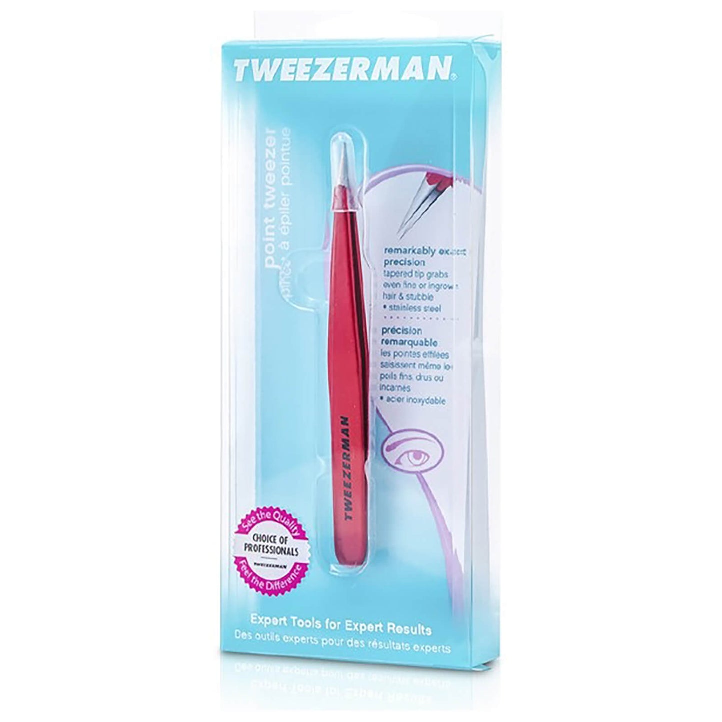 Tweezerman Point Tweezer 1241-RR - Signature Red