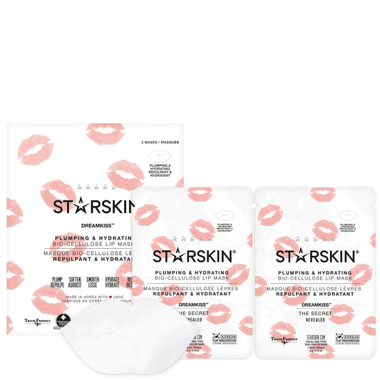 STARSKIN Dreamkiss Lip Mask Coconut Bio-Cellulose Second Skin Lip Mask (2 Masks)