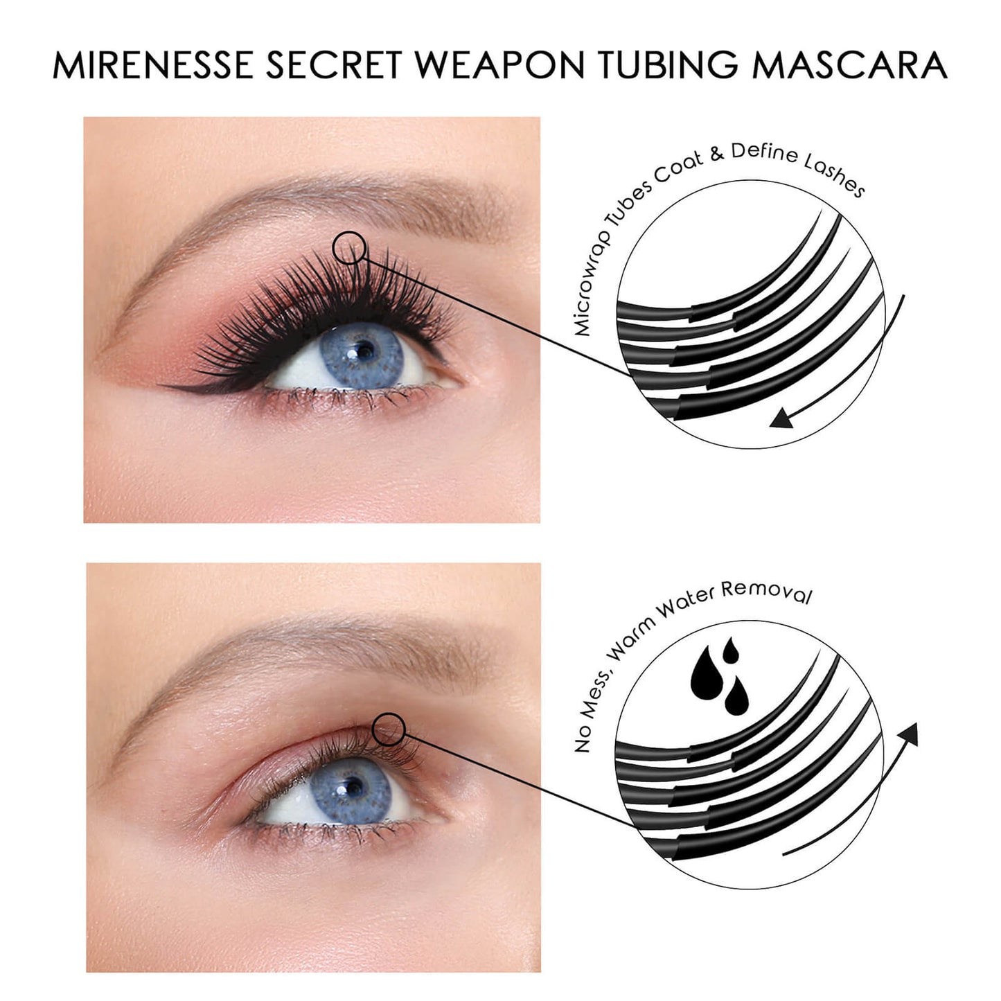 mirenesse Secret Weapon 24hr Original Mascara - Black 10g