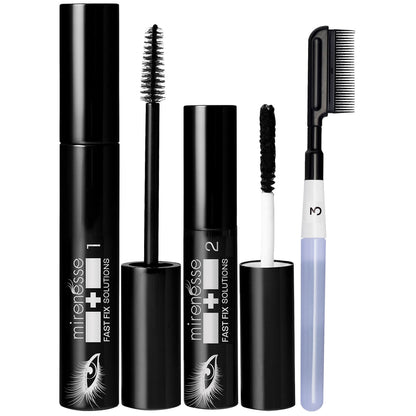 mirenesse Instant Lash Transplant Volumising Mascara Set - Black 10g