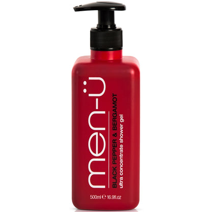 men-u Black Pepper & Bergamot Shower Gel 500ml