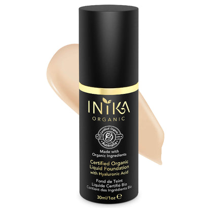 INIKA Certified Organic Liquid Foundation - Nude