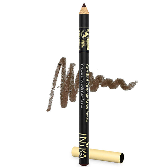 INIKA Certified Organic Brow Pencil - Dark Brunette