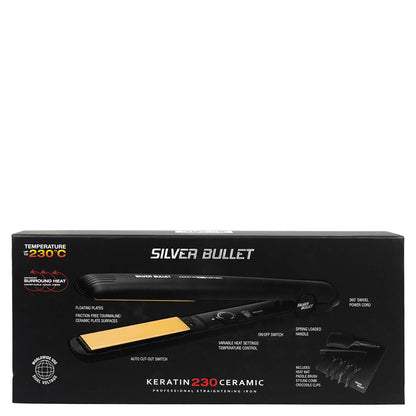 Silver Bullet Keratin 230 Ceramic Straighteners 25mm