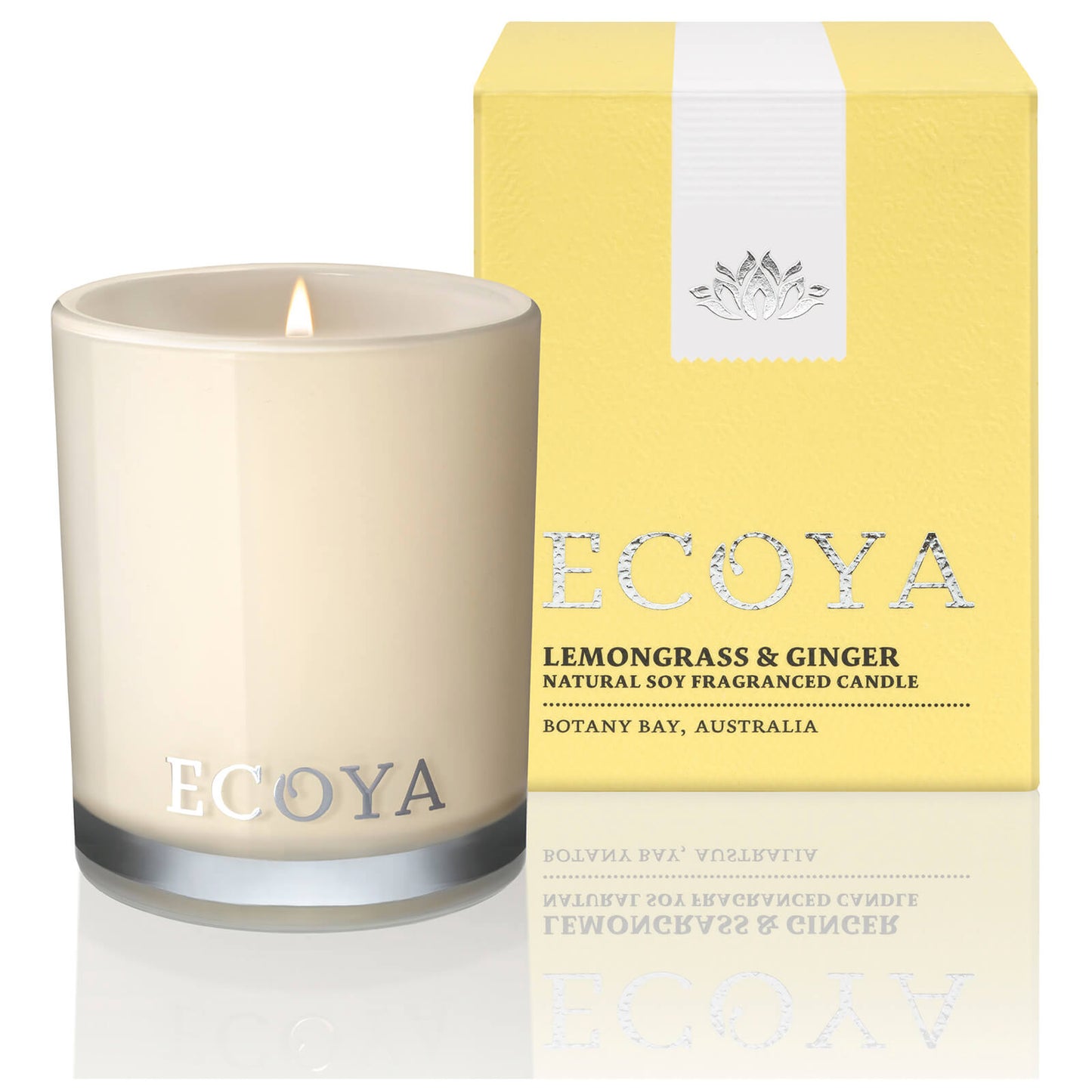 ECOYA Lemongrass and Ginger Candle - Mini Madison