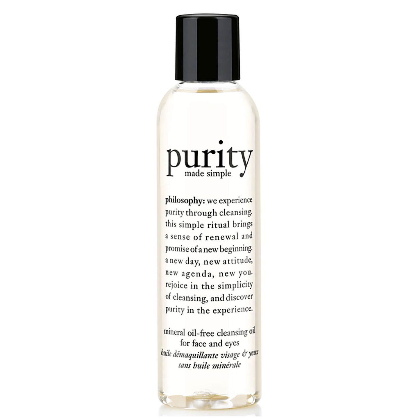 philosophy Purity Made Simple Mineral Oil-Free Cleansing Oil For Face and Eyes 174ml