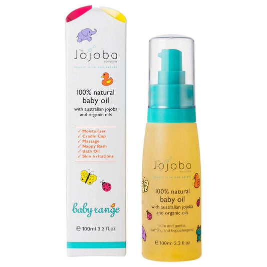 The Jojoba Company 100% Natural Baby Oil 100ml