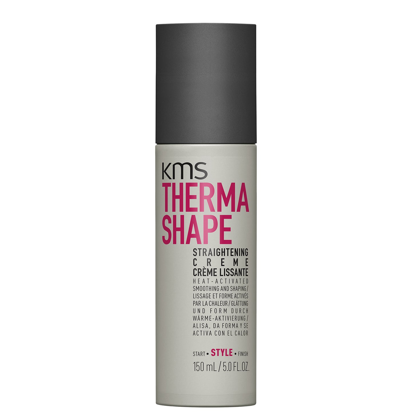 KMS Thermashape Straightening Crème for Smoothing Curly, Medium to Thick, Coarse Hair 150ml