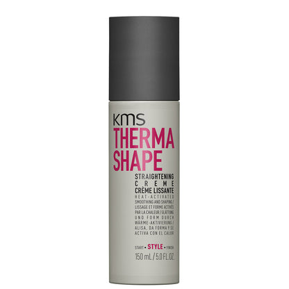 KMS Thermashape Straightening Crème for Smoothing Curly, Medium to Thick, Coarse Hair 150ml