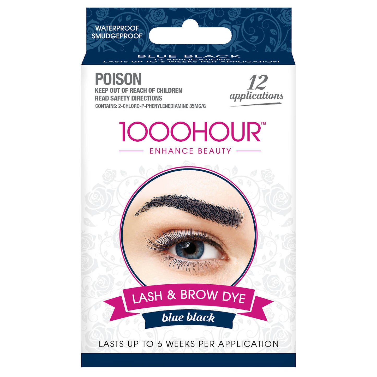 1000 Hour Eyelash & Brow Dye Kit - Blue Black