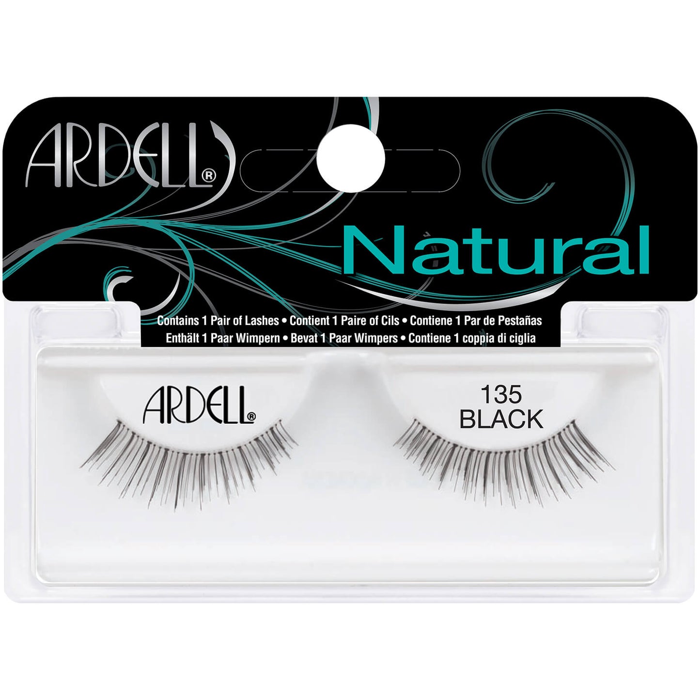 Ardell Glamour #135 Black Lashes