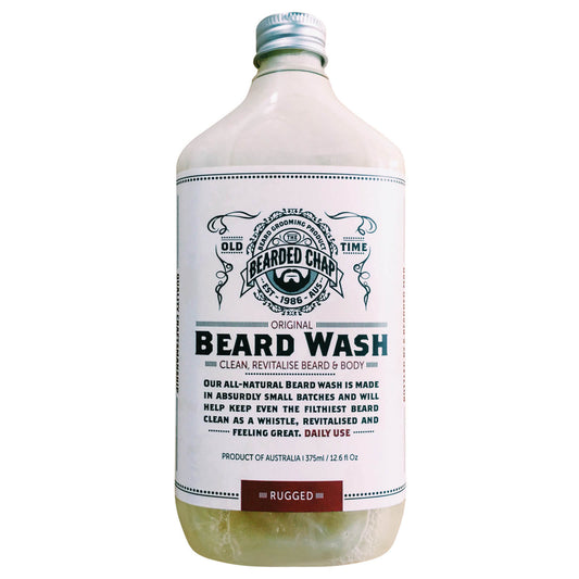 Bearded Chap Original Beard Wash Rugged 375ml