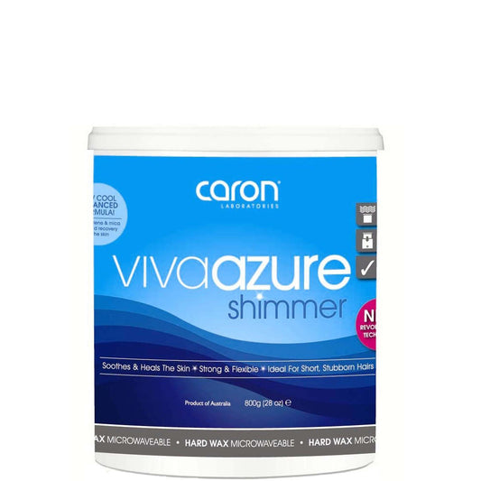 Caronlab Viva Azure Shimmer Microwaveable Hard Wax 800g