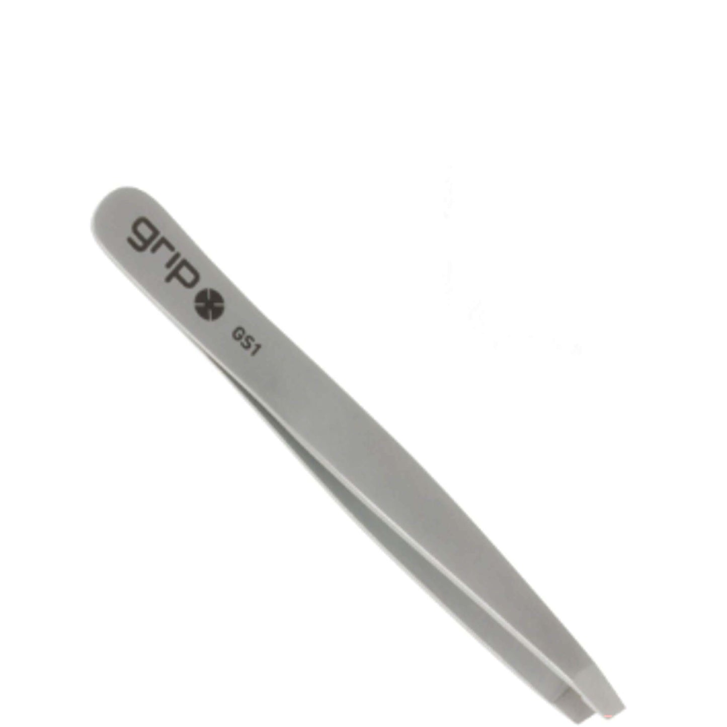 Caronlab Grip Tweezers: Slanted Tip - Gs1 Stainless Steel