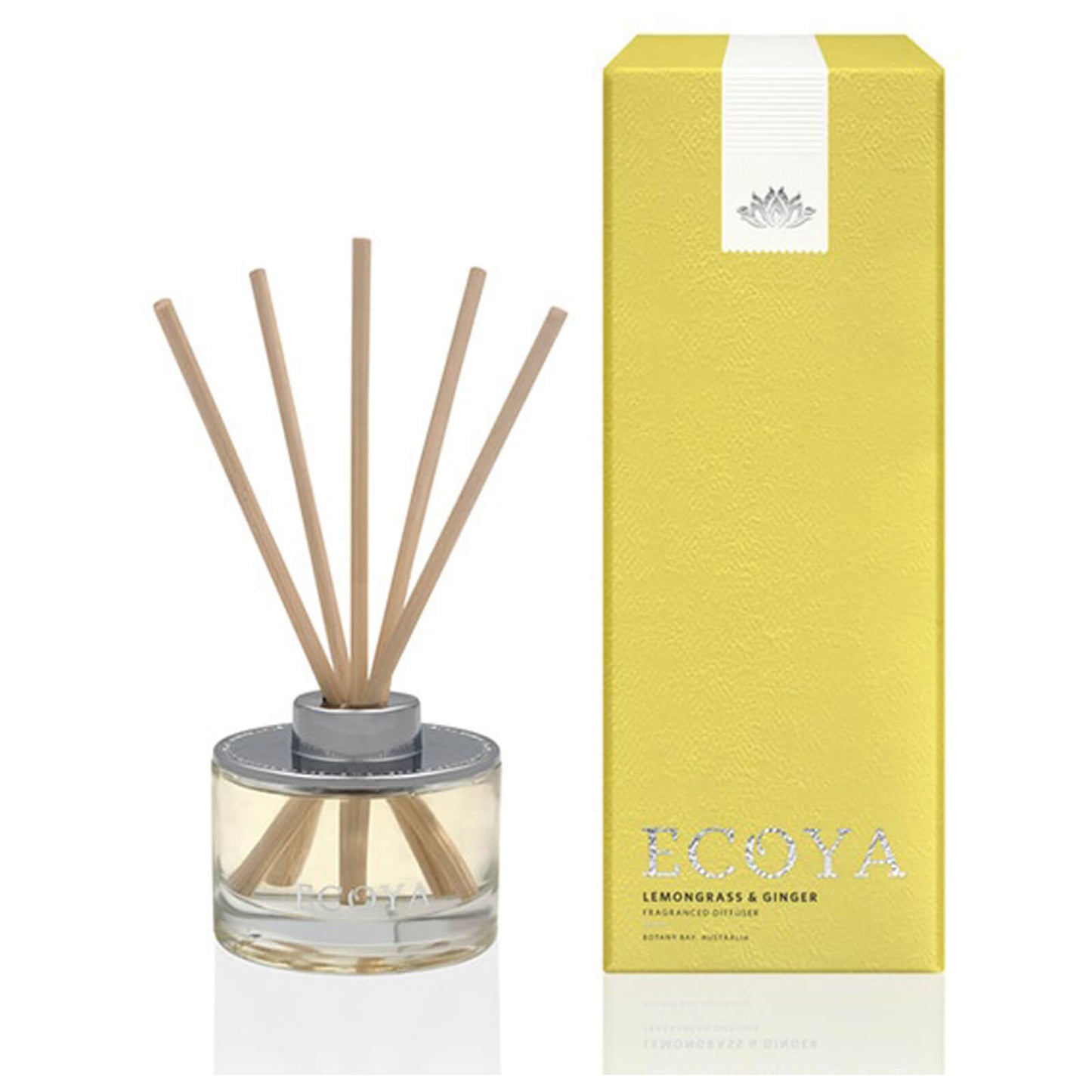 ECOYA Lemongrass & Ginger Mini Reed Diffuser 50ml