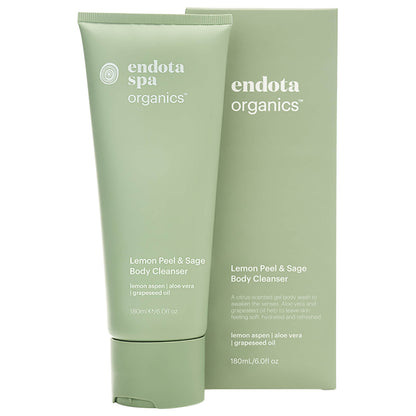 endota Lemon Peel and Sage Body Cleanser 180ml