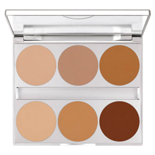 Kryolan Professional Make-Up Dual Finish Contouring Palette 10g