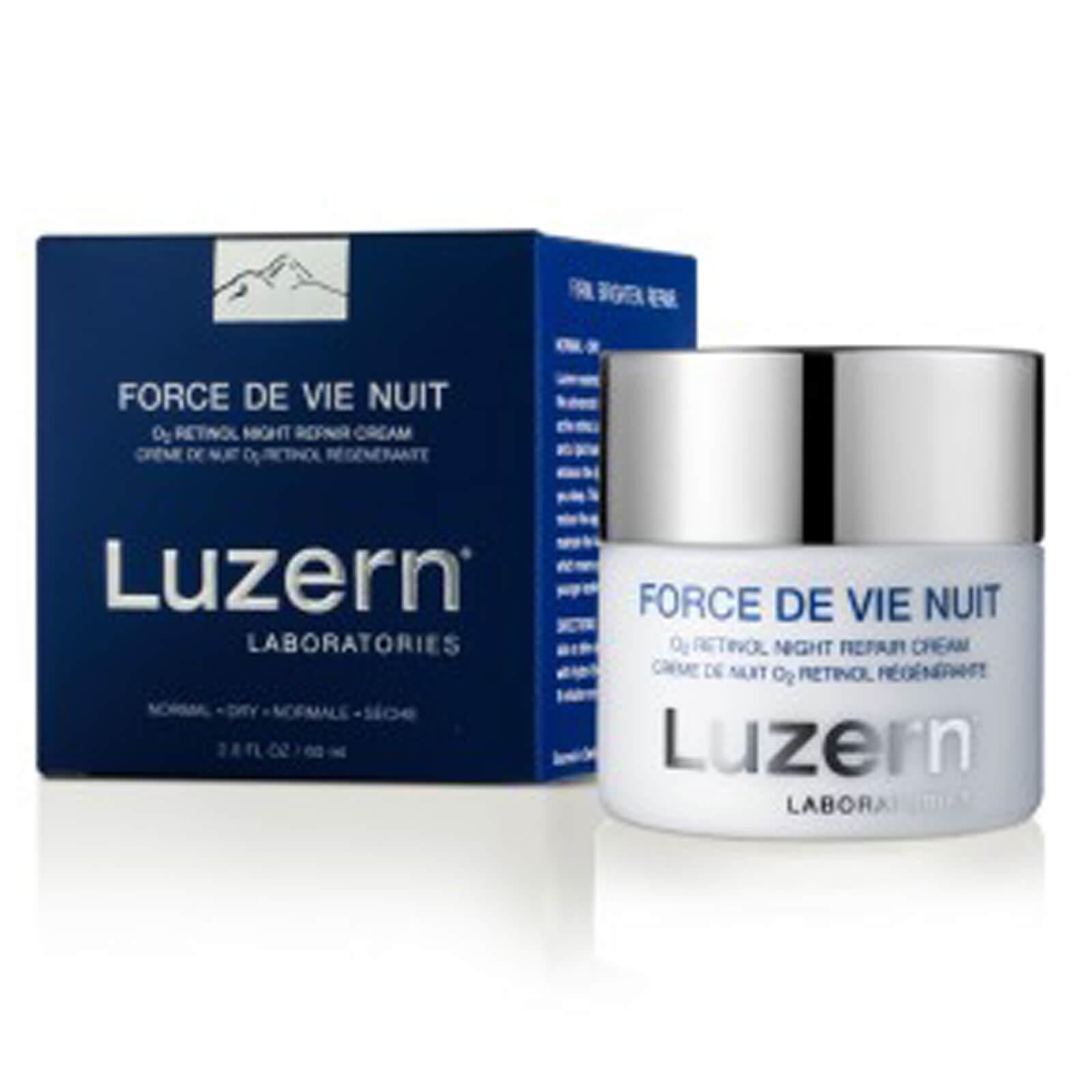 Luzern Force De Vie Nuit O2 Retinol Night Repair Cream 60ml