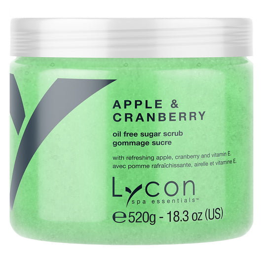 Lycon Oil Free Sugar Scrub - Apple And Cranberry 520g