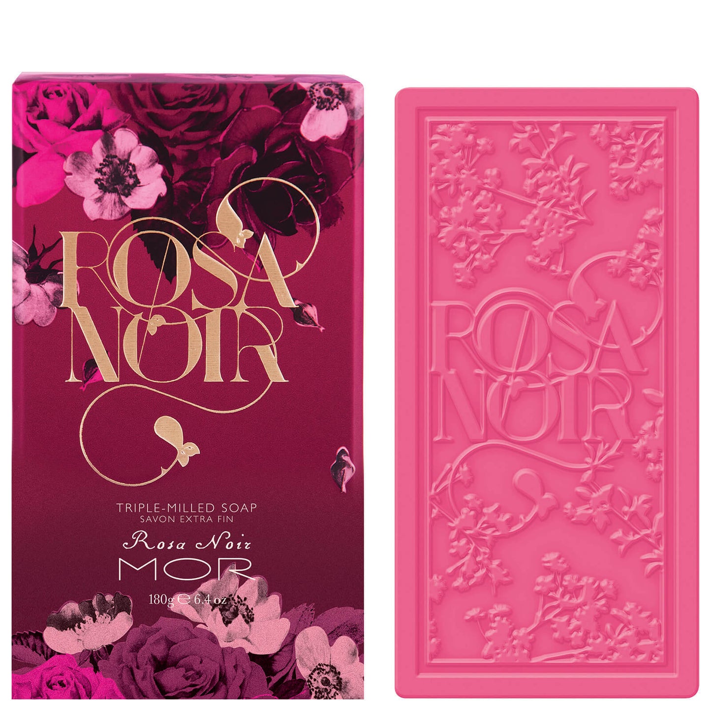 MOR Triple Milled Soap Bar - Rosa Noir