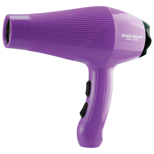 Silver Bullet City Chic Professional Hair Dryer - Violet