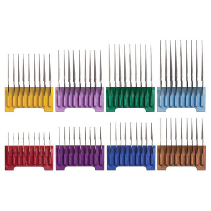 Wahl Metal Stainless Steel 8 Guide Comb Set For Super Groom