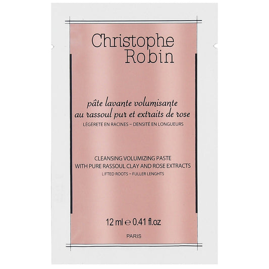 Christophe Robin Cleansing Volumizing Paste with Pure Rassoul Clay and Rose Extracts 12ml (Free Gift)