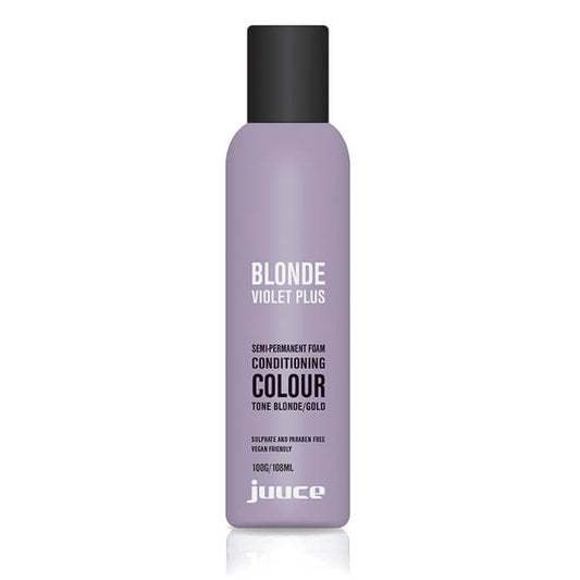 Juuce Blonde Violet Plus Semi-Permanent Foam Conditioner Blonde/Gold 100g