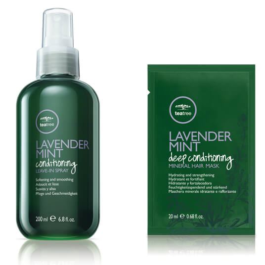 Paul Mitchell Tea Tree Lavender Mint Calm & Quench Hair Treatment Kit