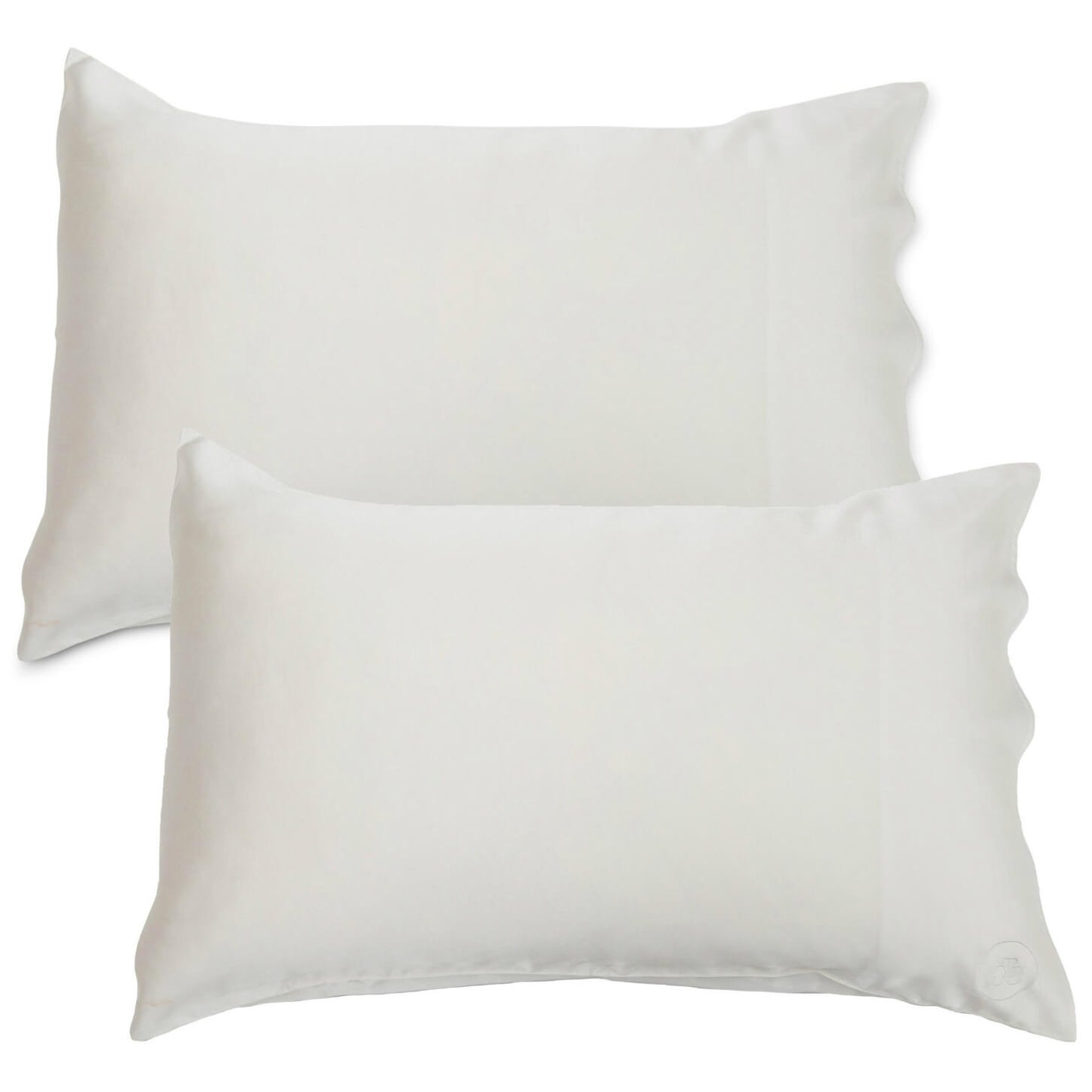 The Goodnight Co. Silk Pillowcase Twin Pack - Natural White