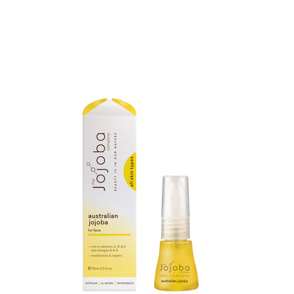 The Jojoba Company 100% Natural Australian Jojoba Oil 15ml (Free Gift)